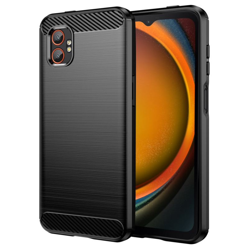 Custodia Samsung Galaxy XCover 7 Pro in fibra di carbonio spazzolata