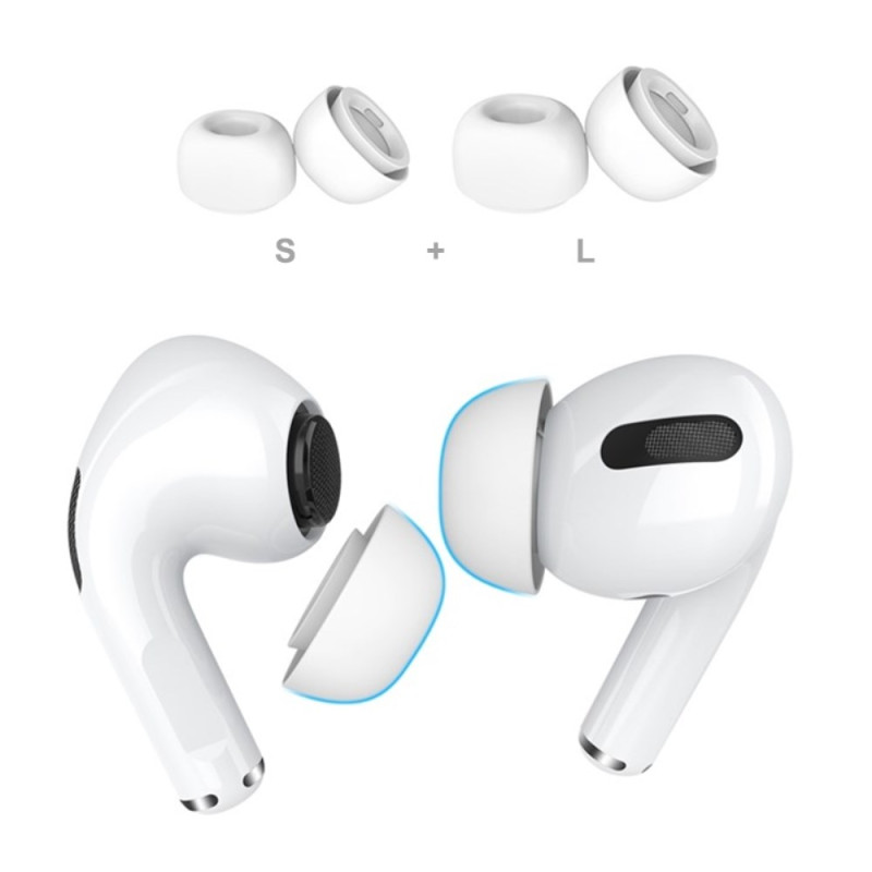 Embouts de Remplacement pour AirPods Pro 2 (taille S + L)