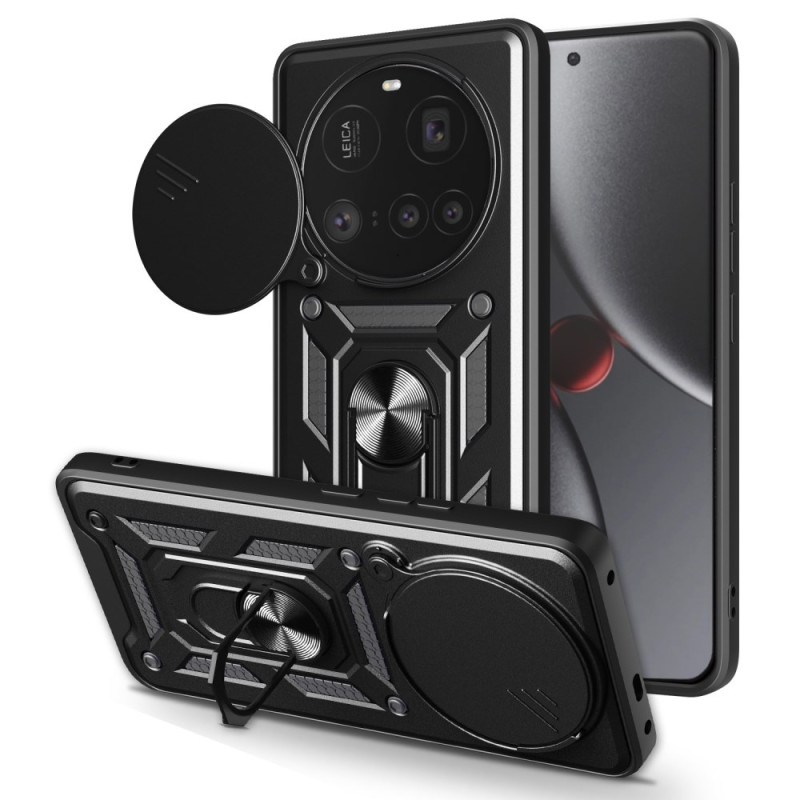 Custodia Xiaomi 15 Ultra Cover scorrevole per fotocamera e supporto