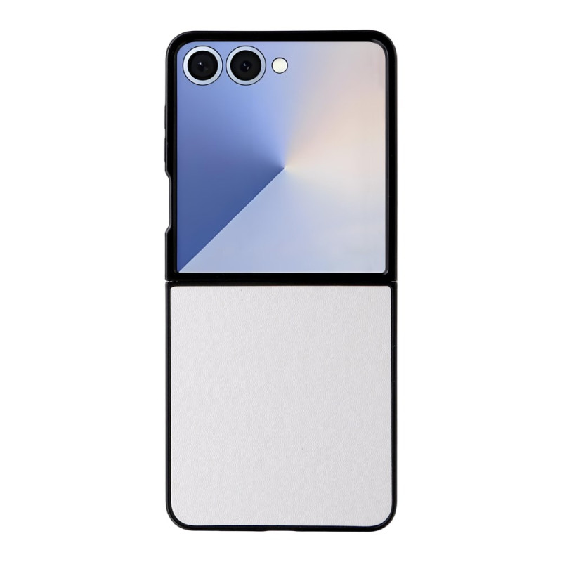 Samsung Galaxy Z Flip 7 Custodia effetto pelle monocromatica