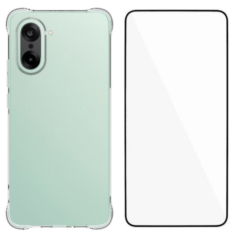 OnePlus Nord CE 5 Custodia trasparente rinforzata con protezione per lo schermo