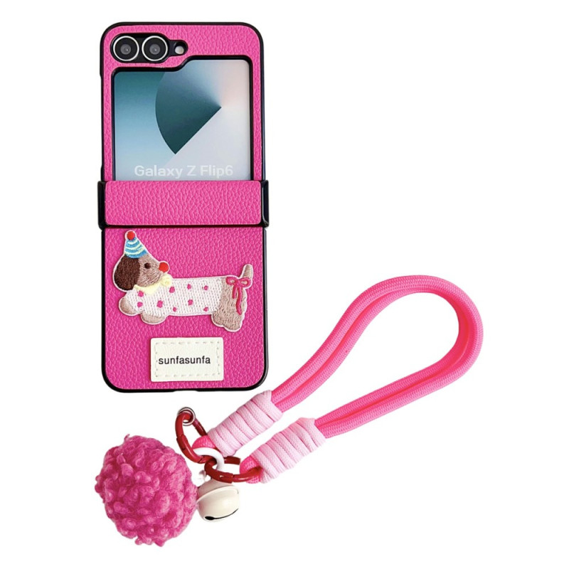 Samsung Galaxy Z Flip 7 FE / Z Flip 6 Design Custodia divertente con cinturino
