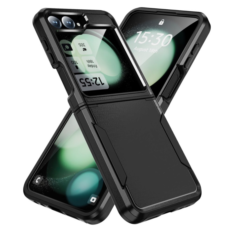 Custodia Samsung Galaxy Z Flip 7 FE / Z Flip 6 Robusto effetto metallo