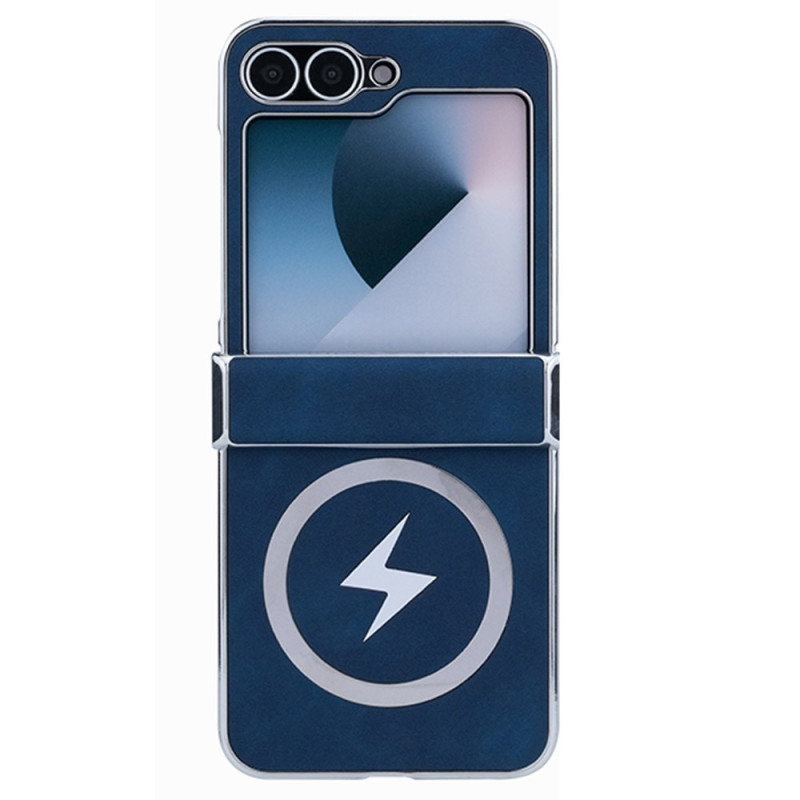 Custodia Samsung Galaxy Z Flip 7 FE / Z Flip 6 compatibile MagSafe Effetto pelle