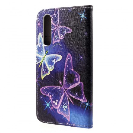 Custodia Huawei P30 Farfalle e fiori