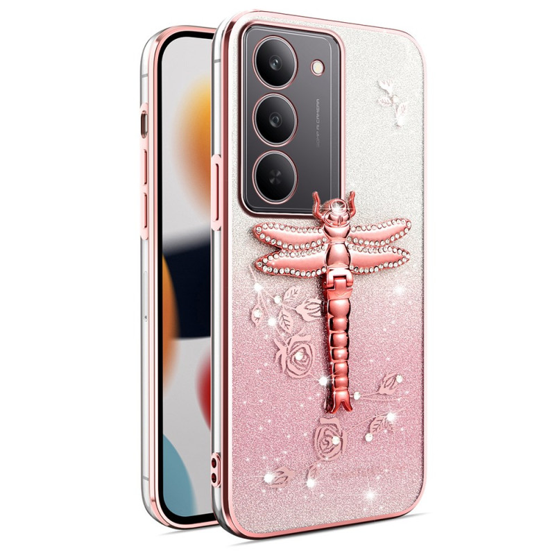 Custodia Realme 14X 5G Dragonfly Anello-Supporto KADEM
