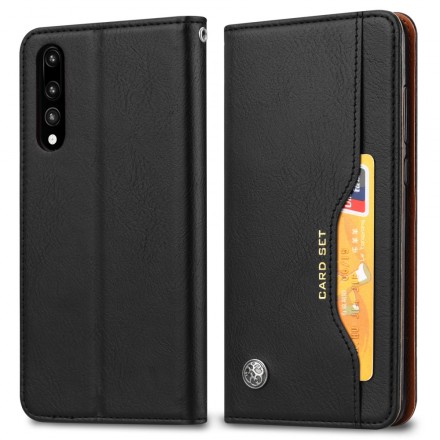 Flip Cover Huawei P30 Custodia in similpelle