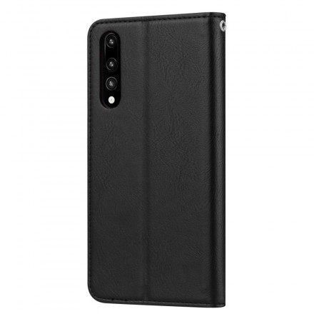 Flip Cover Huawei P30 Custodia in similpelle