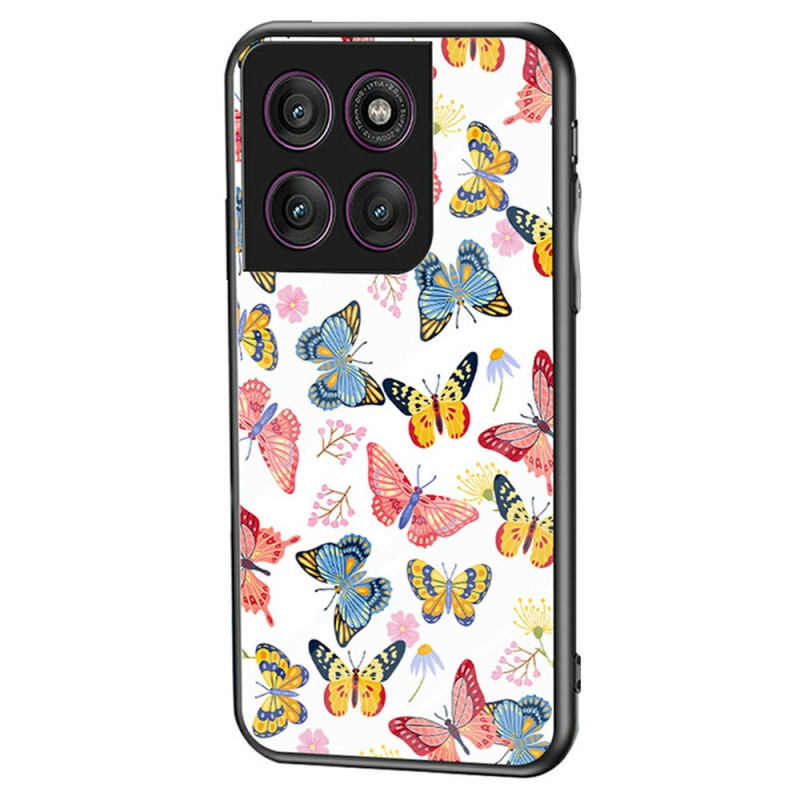 Copertura Motorola Edge 60 Pro Vetro temperato Farfalle