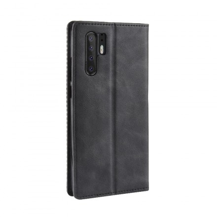 Flip Cover Huawei P30 Pro effetto pelle vintage elegante