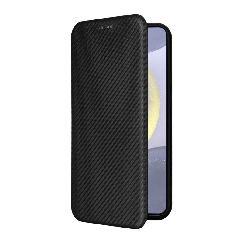 Flip Cover Samsung Galaxy S25 FE in fibra di carbonio