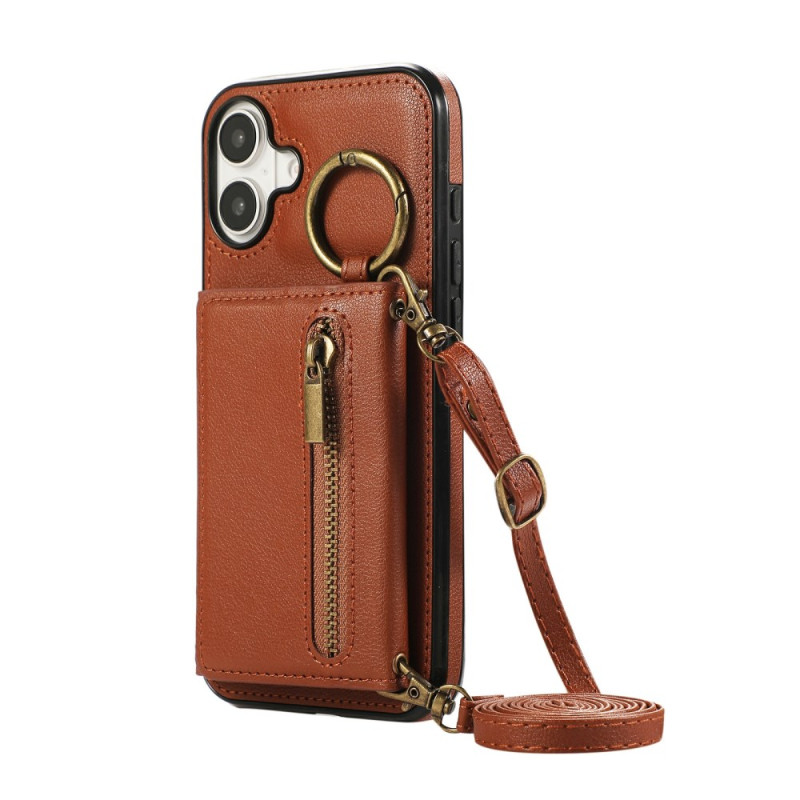 Custodia iPhone 17 Portafoglio con zip