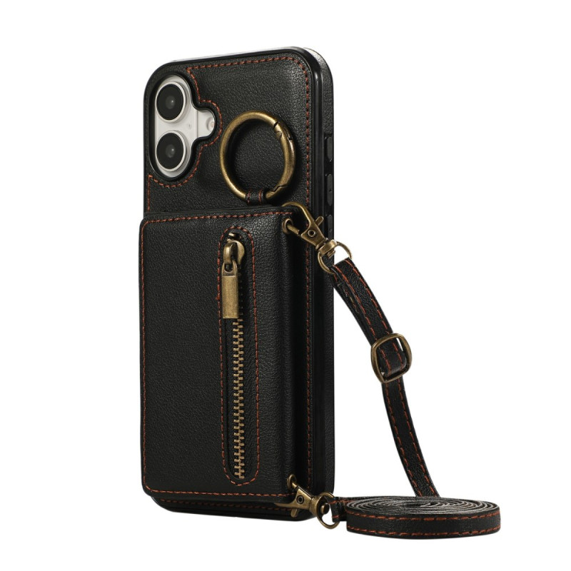 Custodia iPhone 17 Portafoglio con zip