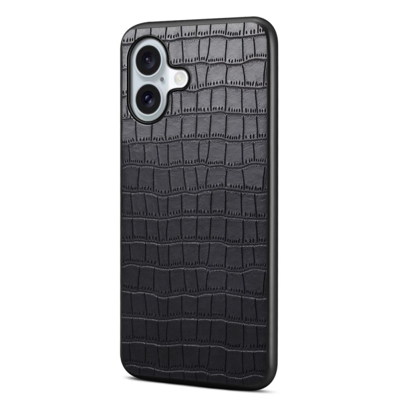 Custodia per iPhone 17 con texture coccodrillo