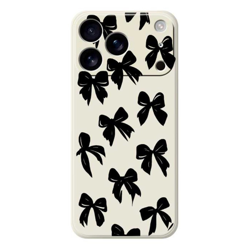 Custodia in silicone liquido per iPhone 17 Pro Black Node