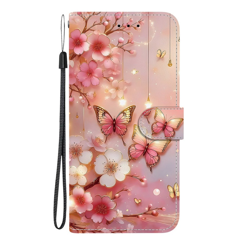 Custodia Samsung Galaxy A07 Farfalle Lanterna