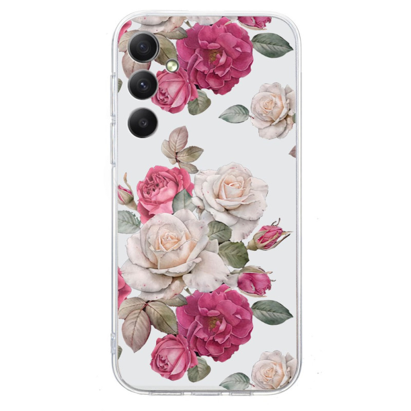 Custodia Samsung Galaxy A07 motivo Peonia