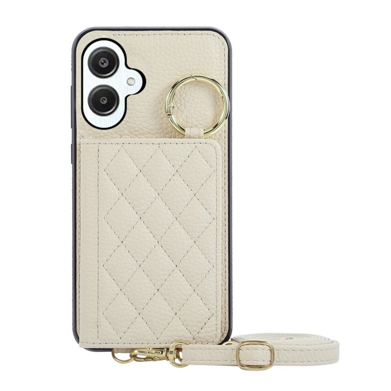 Custodia Samsung Galaxy A07 Portafoglio imbottito con tracolla