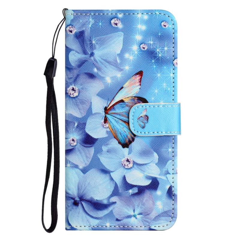 Samsung Galaxy A17 5G Custodia con motivo Fiori e Farfalle
