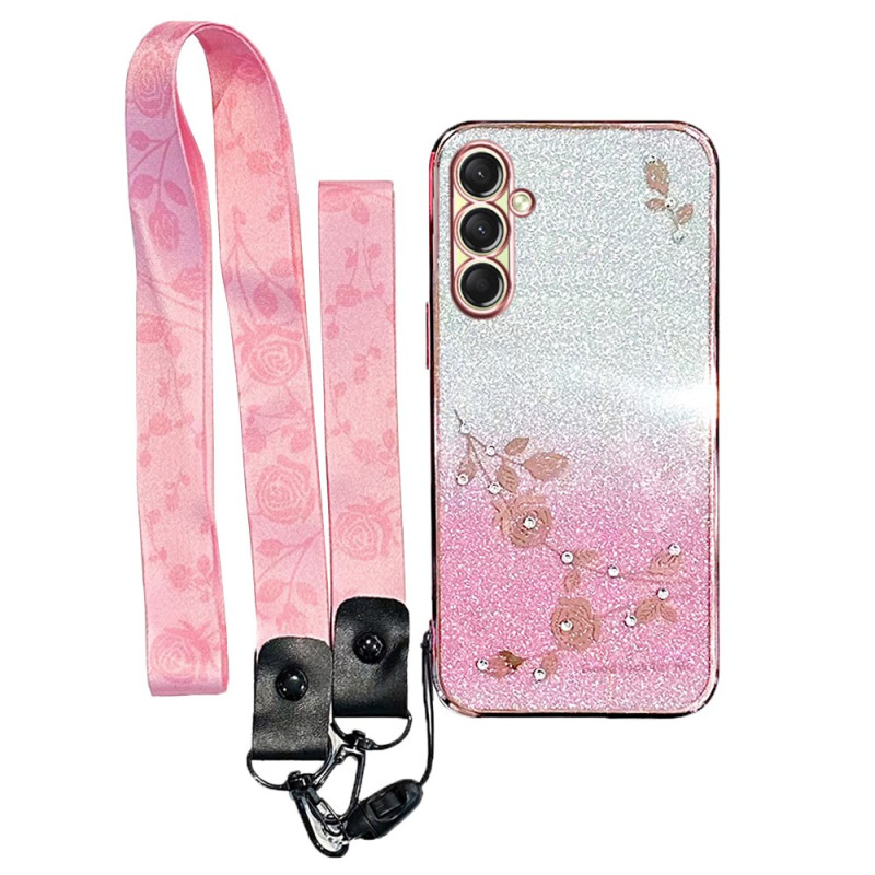 Samsung Galaxy A17 5G Strass Custodia con cinturino KADEM