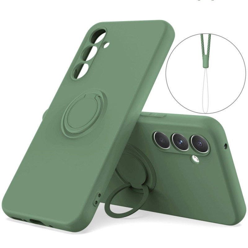 Samsung Galaxy A17 5G Custodia in silicone con anello di supporto