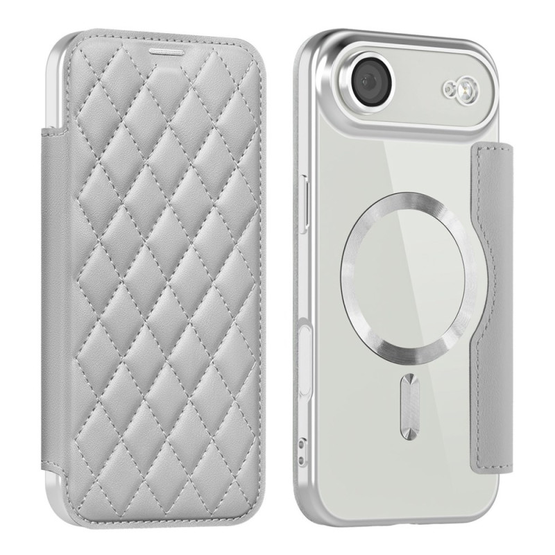 Flip Cover iPhone 17 Air compatibile MagSafe Matellasée