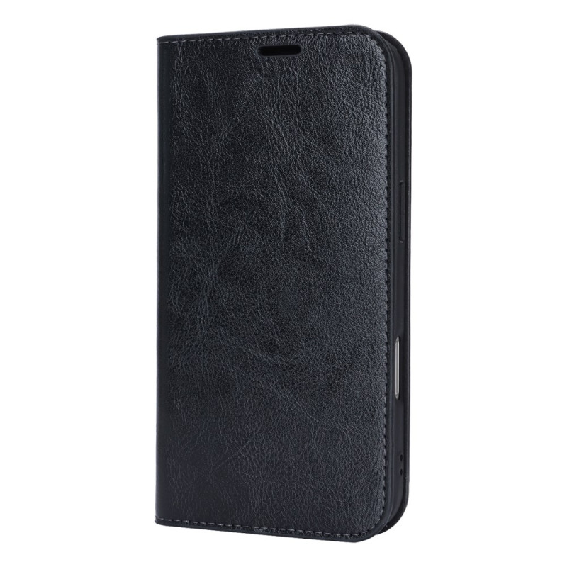Flip Cover iPhone 17 in vera pelle