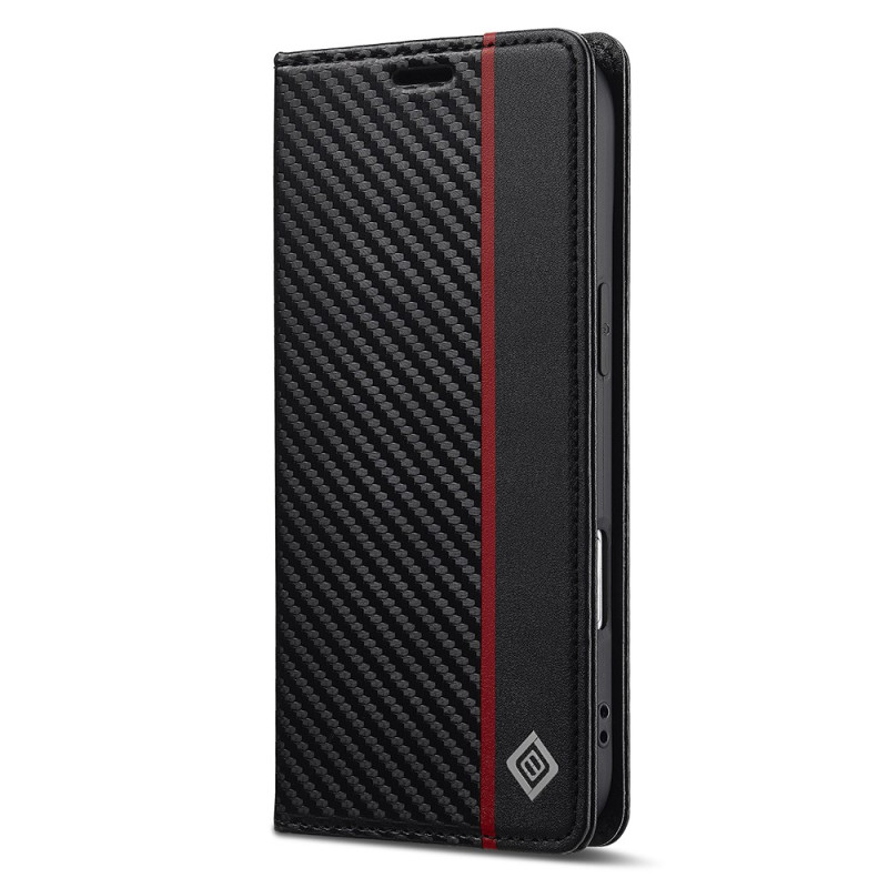 Flip Cover iPhone Air Fibra di carbonio LC.IMEEKE