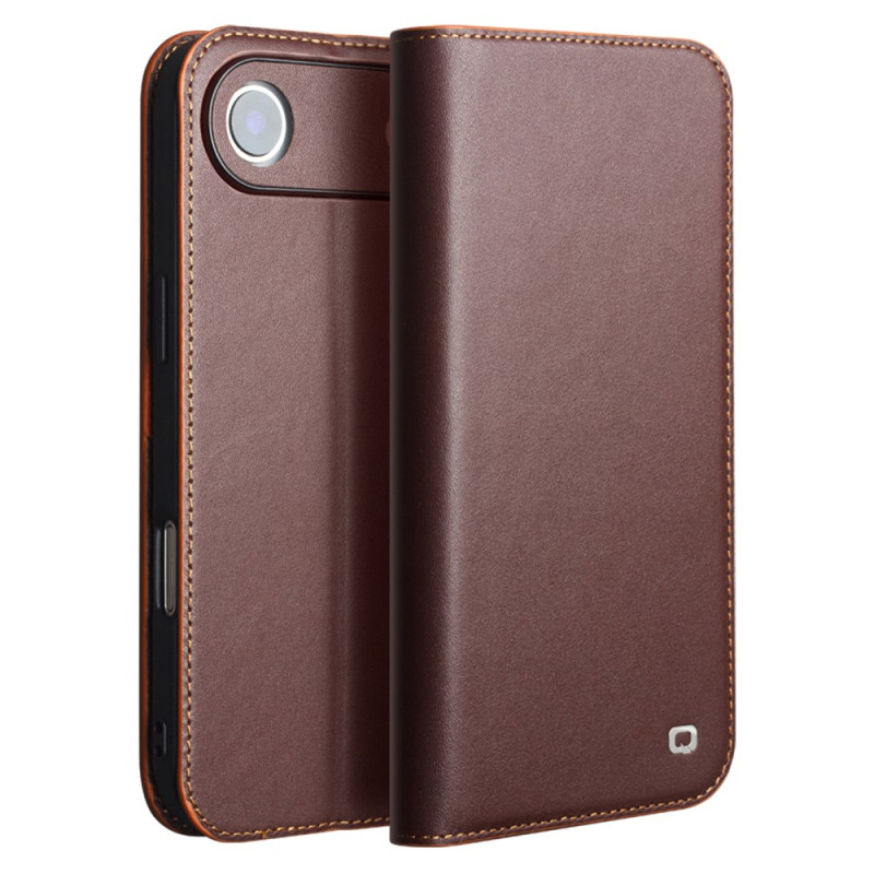 Flip Cover iPhone 17 Air in pelle QIALINO