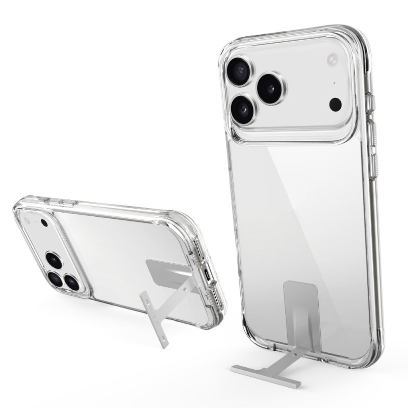 Custodia trasparente per iPhone 17 Pro Max con supporto