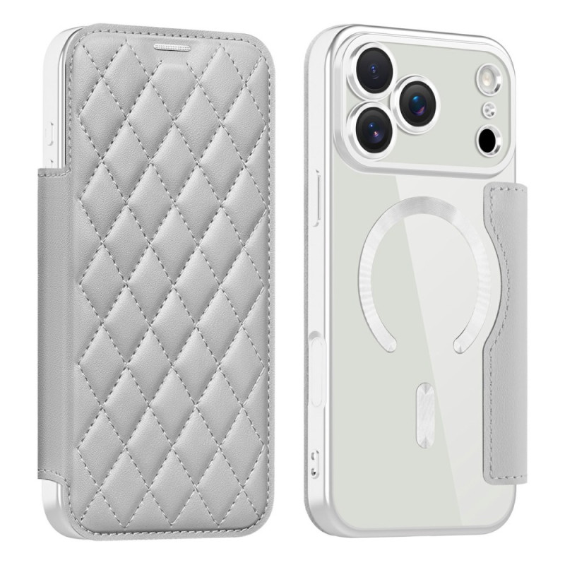Flip Cover iPhone 17 Pro Max compatibile MagSafe imbottita