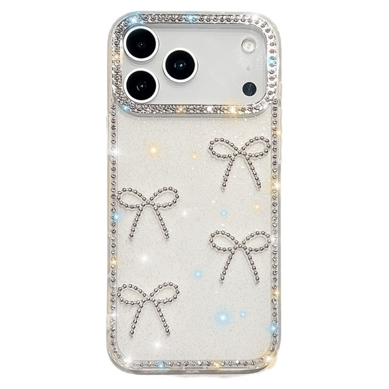 iPhone 17 Pro Max Custodia decorata Farfalle e brillantini