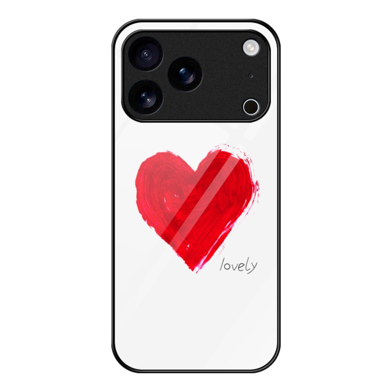 iPhone 17 Pro Max Custodia rigida Cuore Rosso
