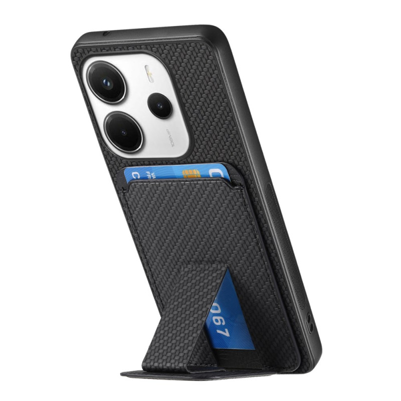Xiaomi Redmi Note 14 5G Card Case in fibra di carbonio