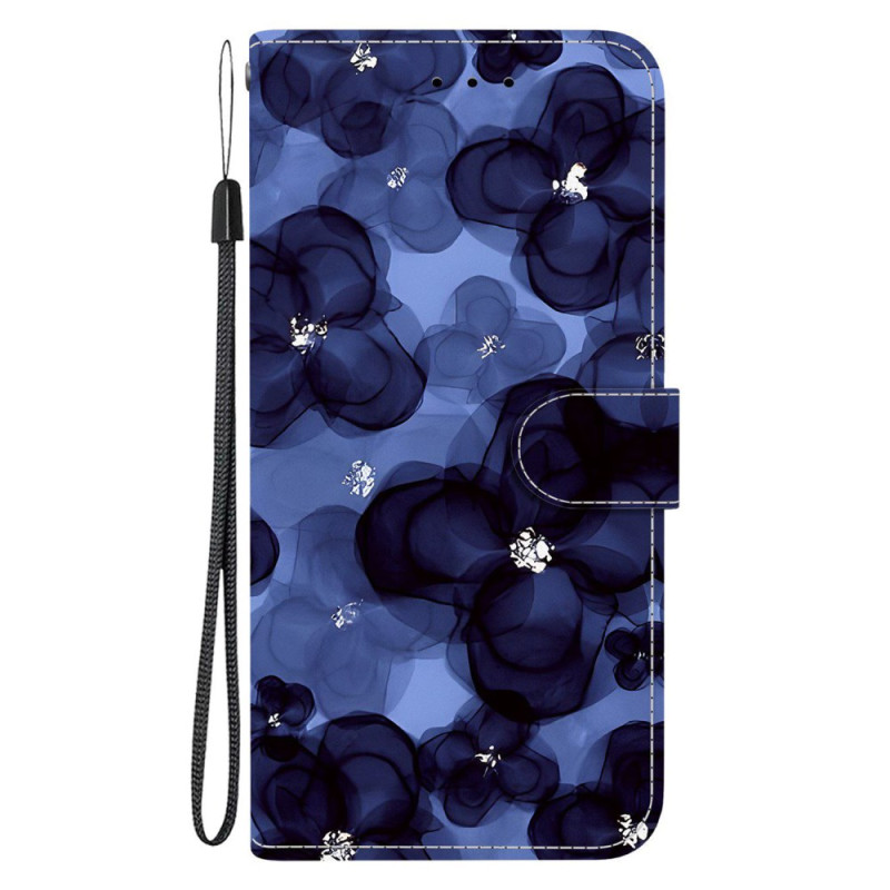 Custodia Xiaomi Redmi 15C 4G / 5G / Poco C85 Fiori blu