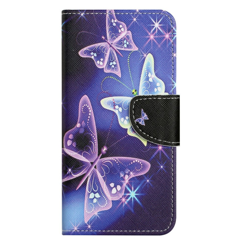 Moto G56 5G Custodia Farfalle scintillanti