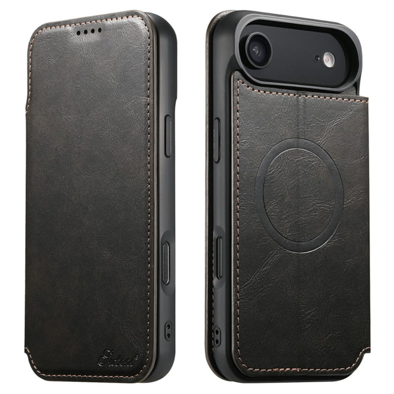 Flip Cover iPhone 17 Air compatibile MagSafe stile vintage