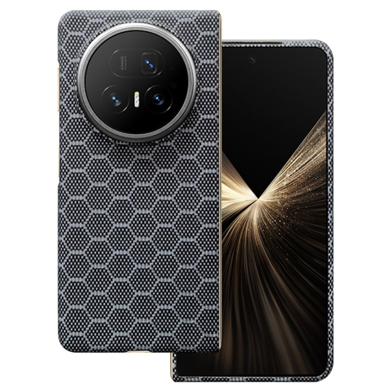 Honor Magic V5 5G Custodia magnetica con supporto
anteriore fantasia nido d'ape