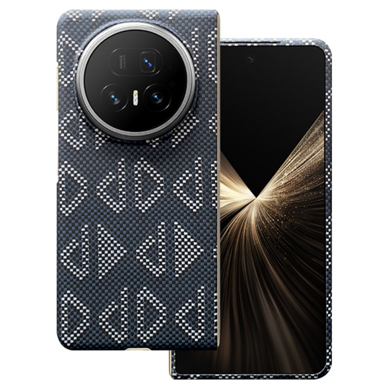 Honor Magic V5 5G Custodia magnetica con cornice della fotocamera in metallo e cornice frontale geometrica
