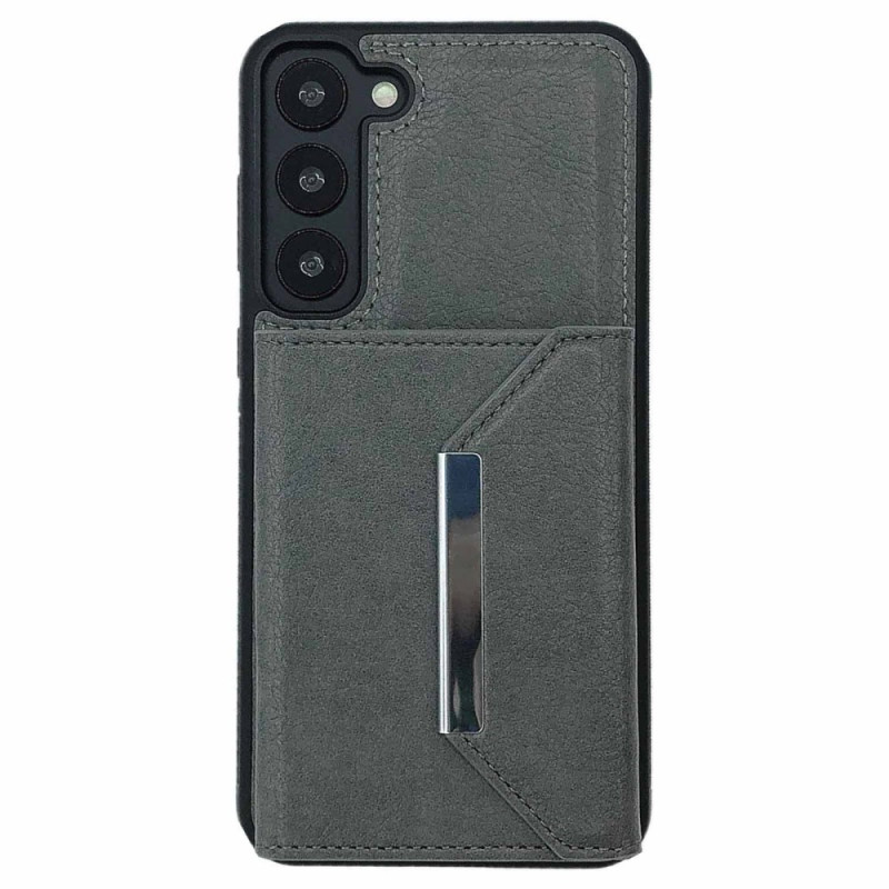 Samsung Galaxy S22 5G Custodia Staccabile in Pelle Simulata Portacarte
