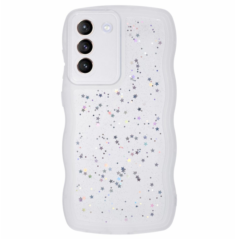 Samsung Galaxy S22 5G Custodia in silicone glitterato
