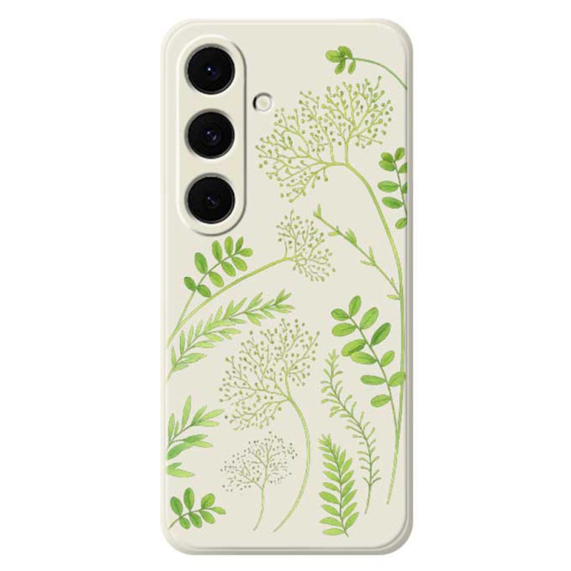 Samsung Galaxy S25 FE Custodia in silicone Foglie