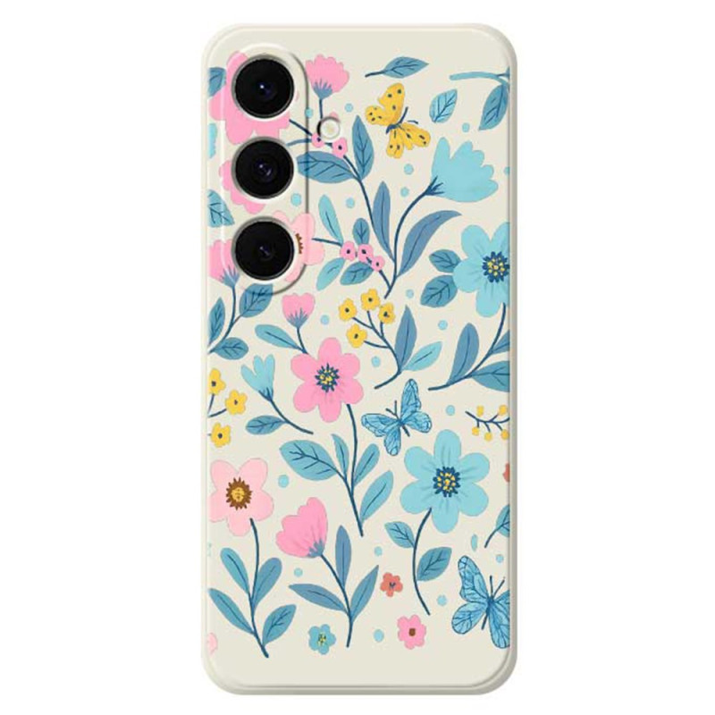 Samsung Galaxy S25 FE Custodia in silicone Floralie