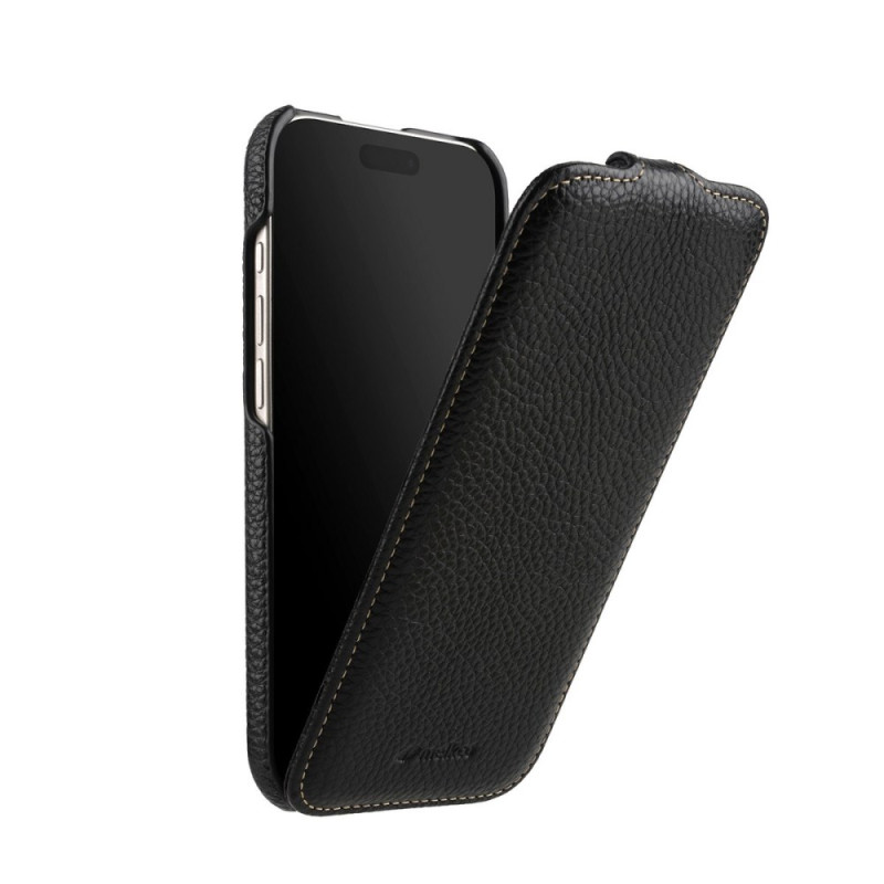 Housse iPhone Air Compatible MagSafe Rabat Vertical Cuir