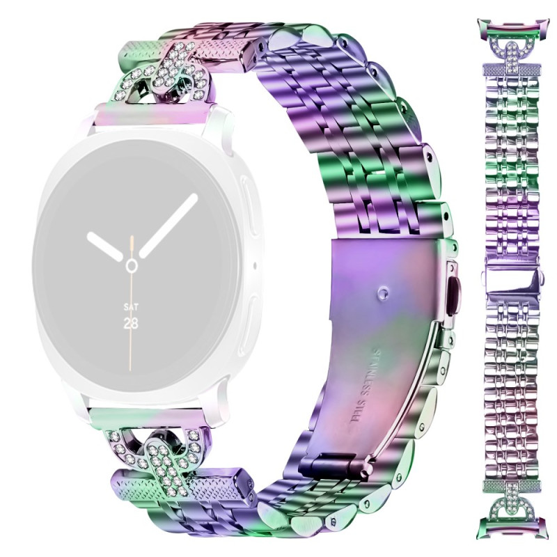 Samsung Galaxy Watch8 Classic 46 mm / Watch8 44 mm / 40 mm Bracciale Strass