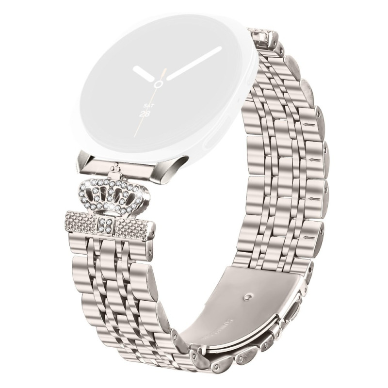 Samsung Galaxy Watch8 Classic 46 mm / Watch8 44 mm / 40 mm Bracciale con corona di strass
