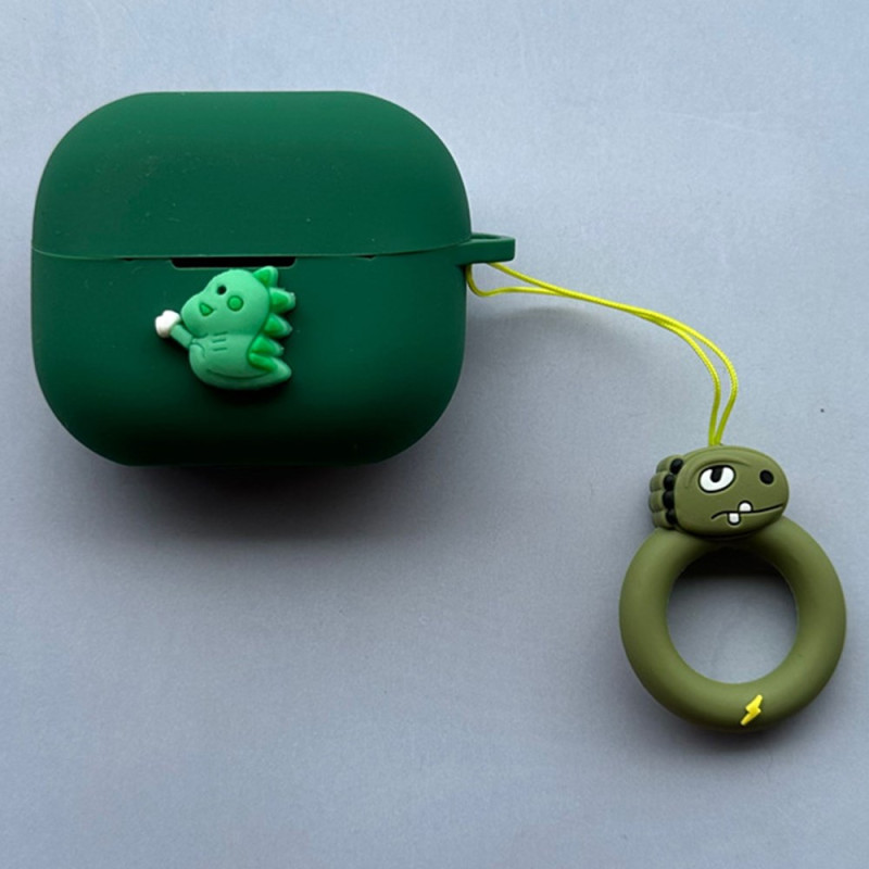 Custodia per Samsung Galaxy Buds3 Pro / Buds3 Dinosaur Verde