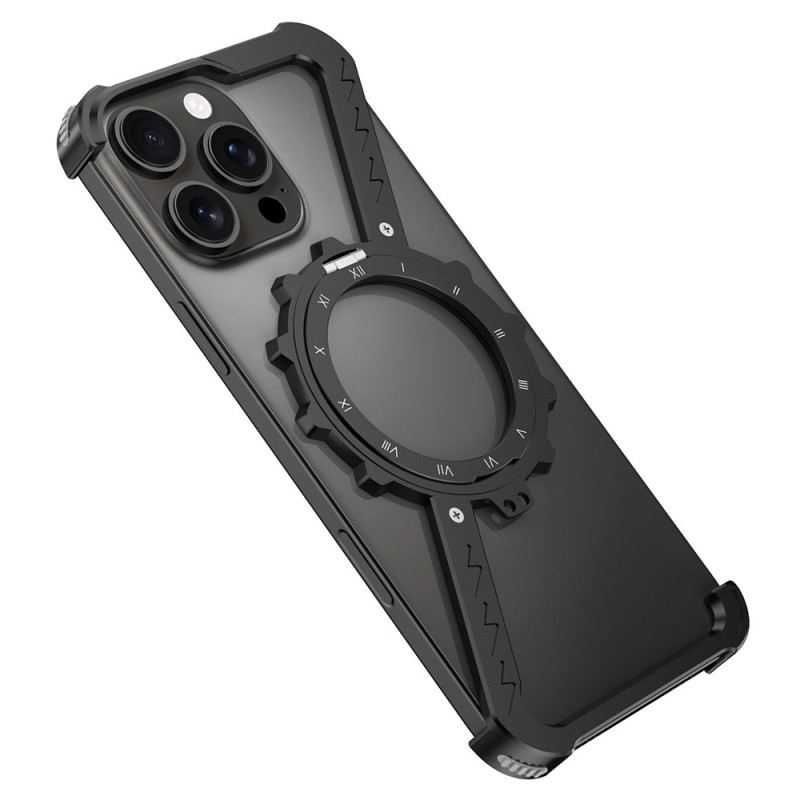 Custodia MagSafe per iPhone 16 Plus con supporto in lega di alluminio