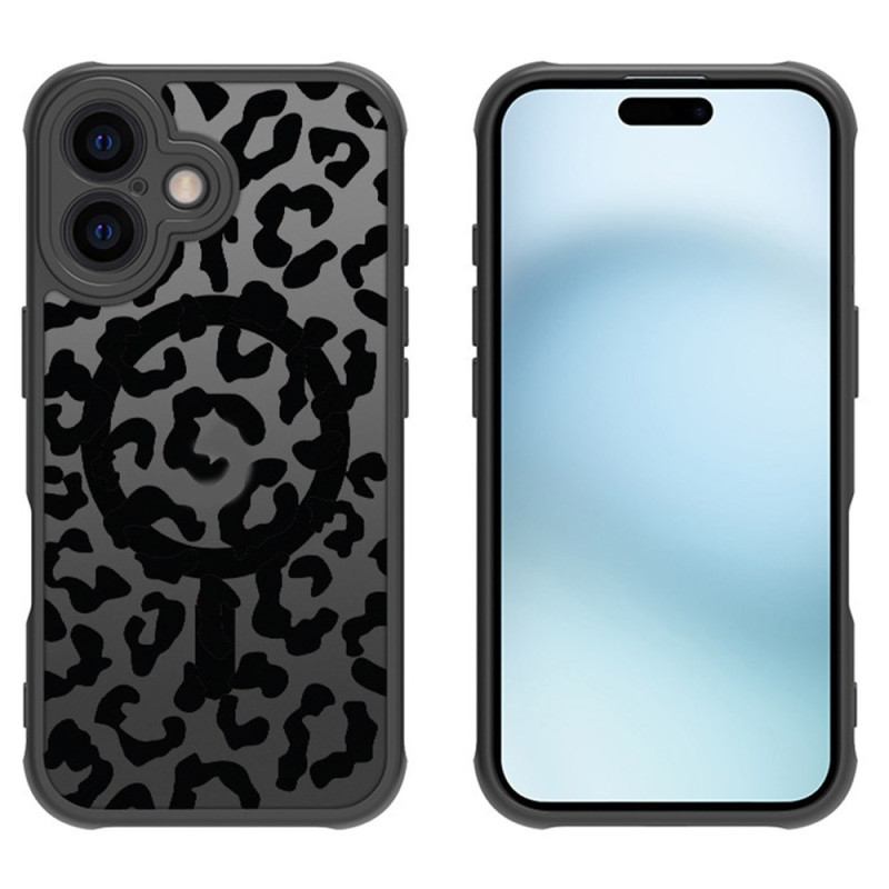 Custodia iPhone 16 Plus Magsafe motivo Leopard