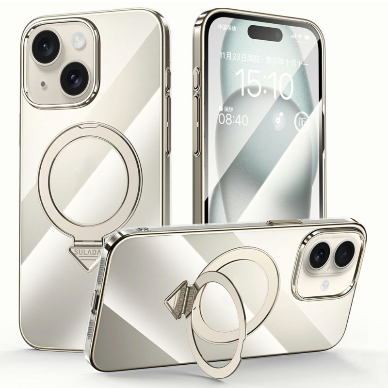 Custodia MagSafe per iPhone 15 con supporto pieghevole